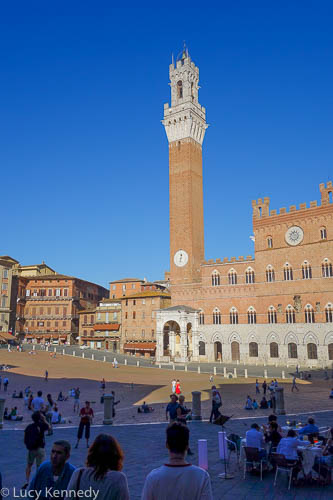 Siena - The Famous Racecourse - Palio di Siena
